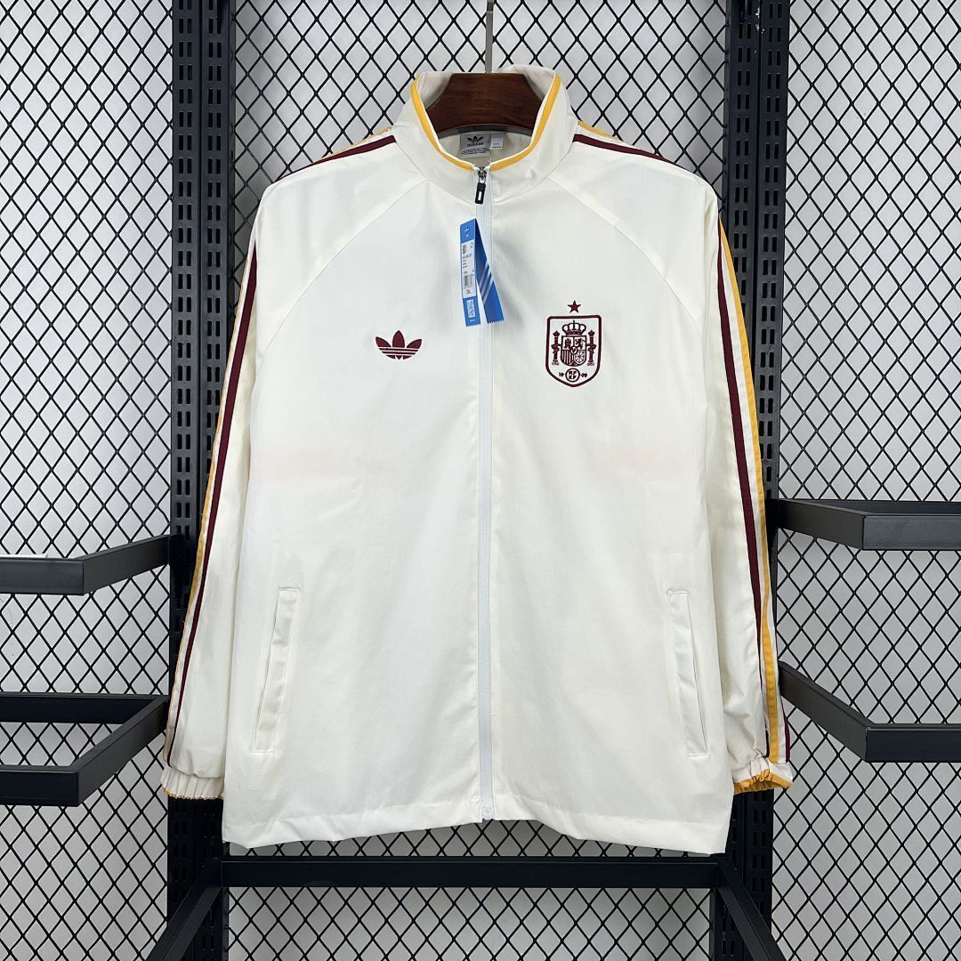 Spain Windbreaker jacket Off-white 2026 World Cup - sinoshirt
