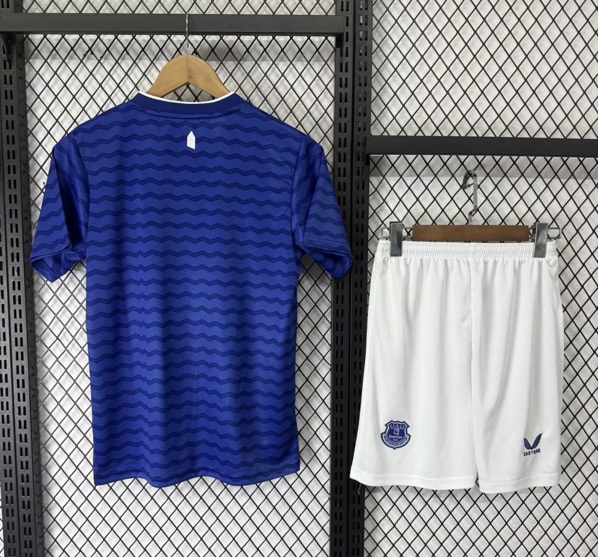 Everton Football Jersey Home Kids Kit Jersey+Shorts 2025/26 - sinoshirt