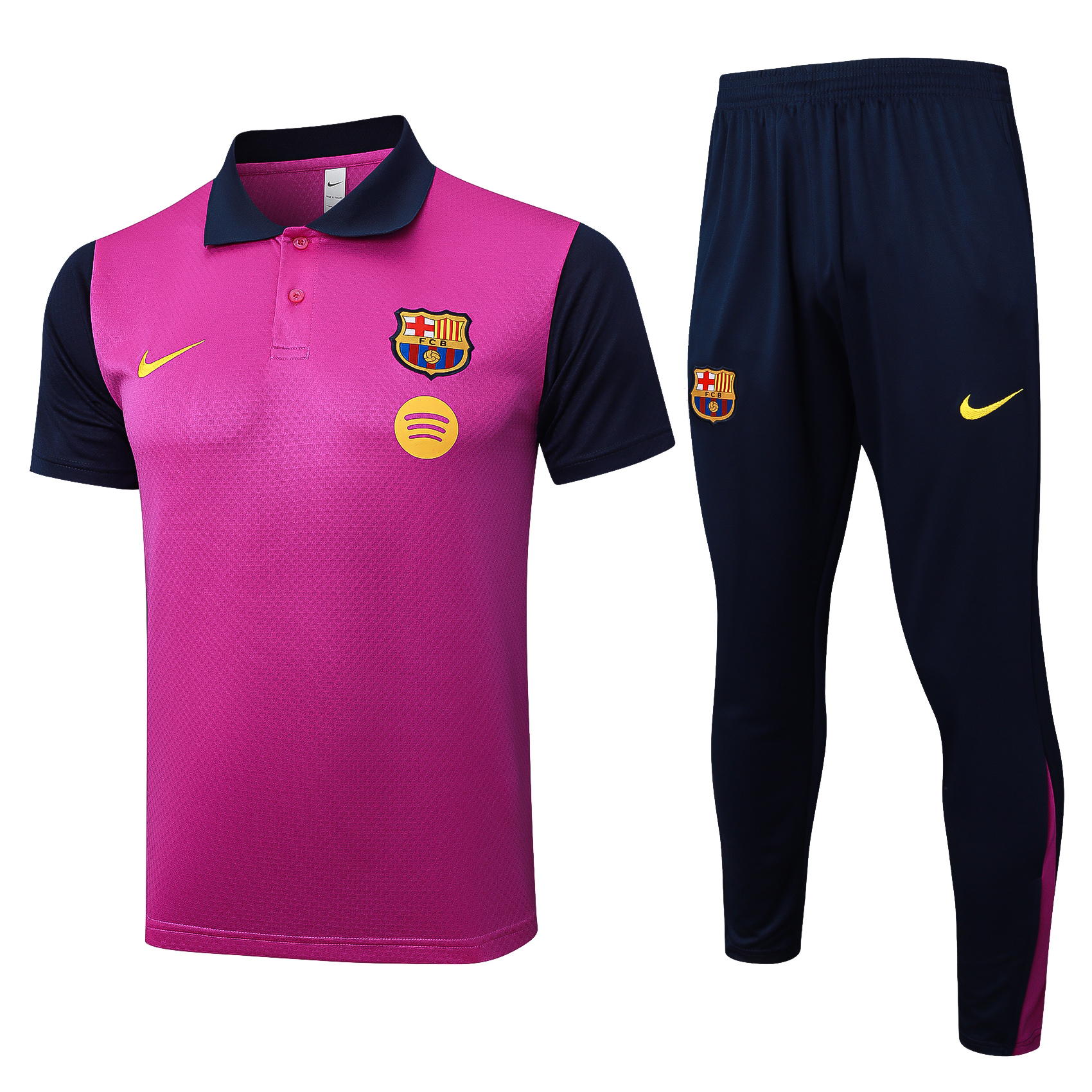 Barcelona Training Kit (Polo+Pants) Purple 2025/26 - sinoshirt