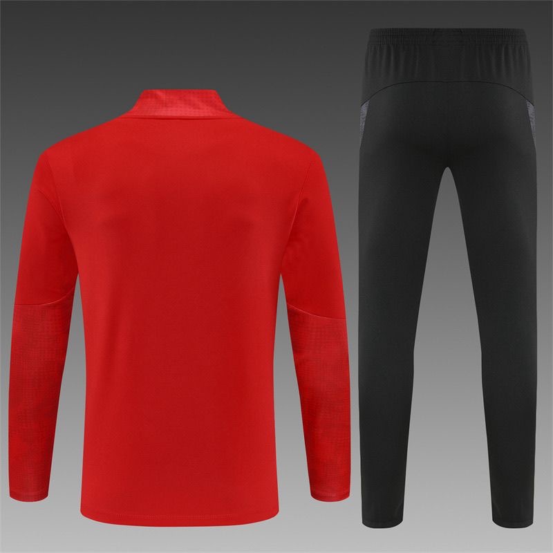 AC Milan Training Kit (Sweatshirt+Pants) Red 2025/26 - sinoshirt