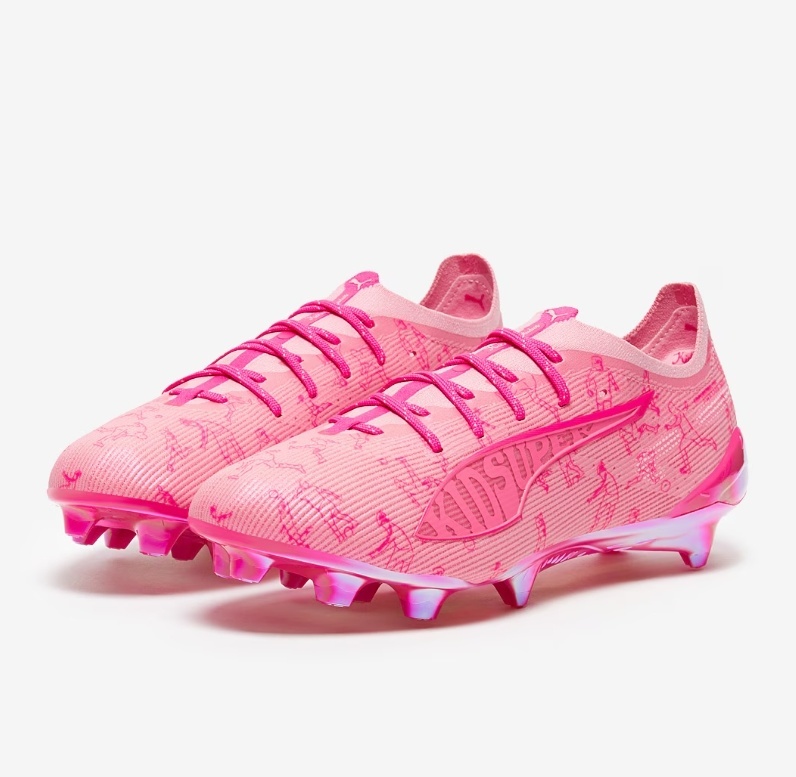 P Ultra 5 Ultimate FG Club World Cup X Kidsuper - Pink Lilac/Fast Pink/Ravish LIMITED EDITION - sinoshirt