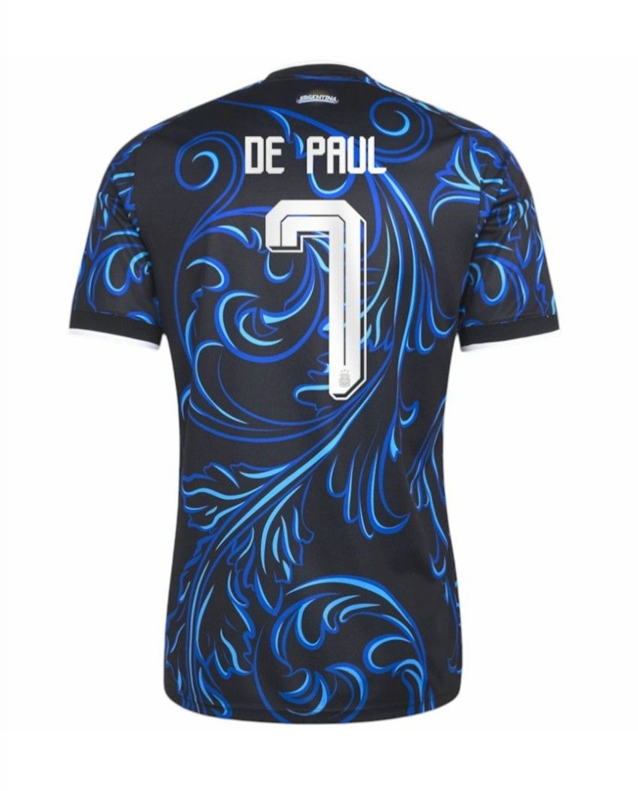 De Paul #7 Argentina Soccer Jersey Away Custom Shirt World Cup 2026 - sinoshirt