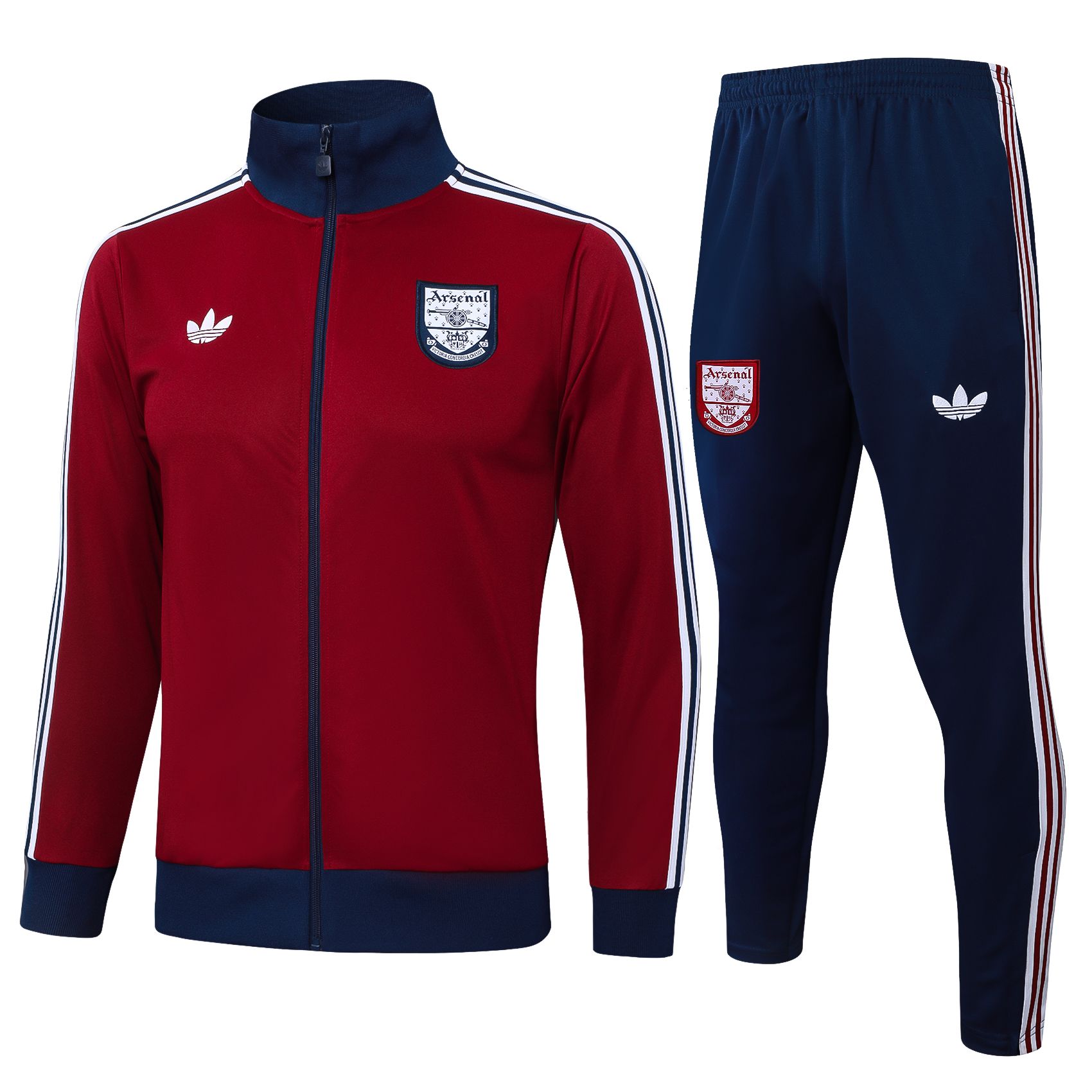 Arsenal Training Kit (Jacket+Pants) Jujube Red 2025/26 - sinoshirt