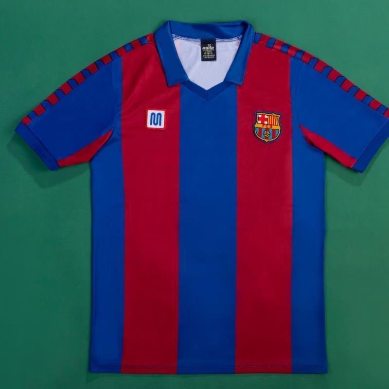 Barcelona Retro Jersey Home Soccer Shirt 1980/82 - sinoshirt