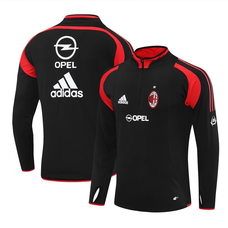 AC Milan Retro Training Kit Sweatshirt Black 2004/05 - sinoshirt