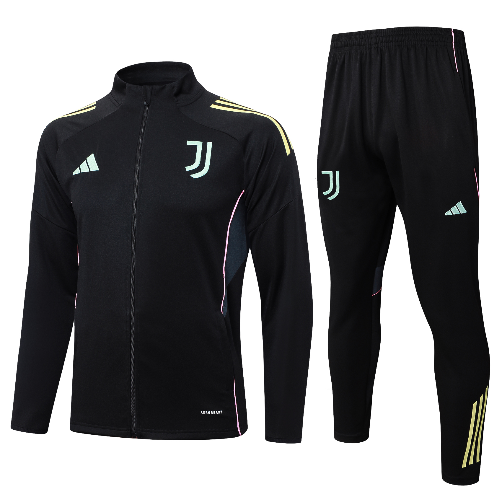 Juventus Training Kit (Jacket+Pants) Black 2025/26 - sinoshirt