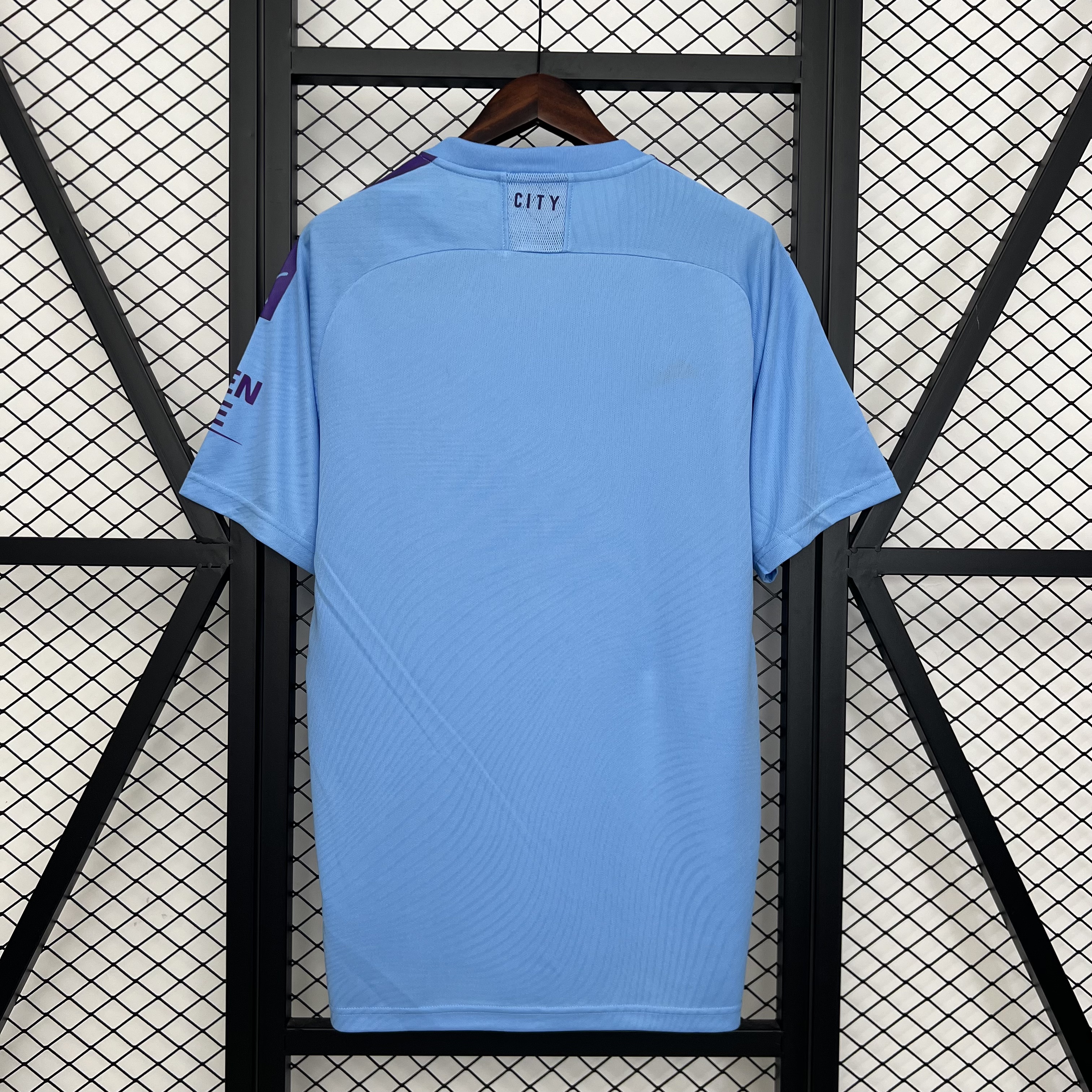 Manchester City Retro Football Jersey Home Shirt 2019/20 - sinoshirt
