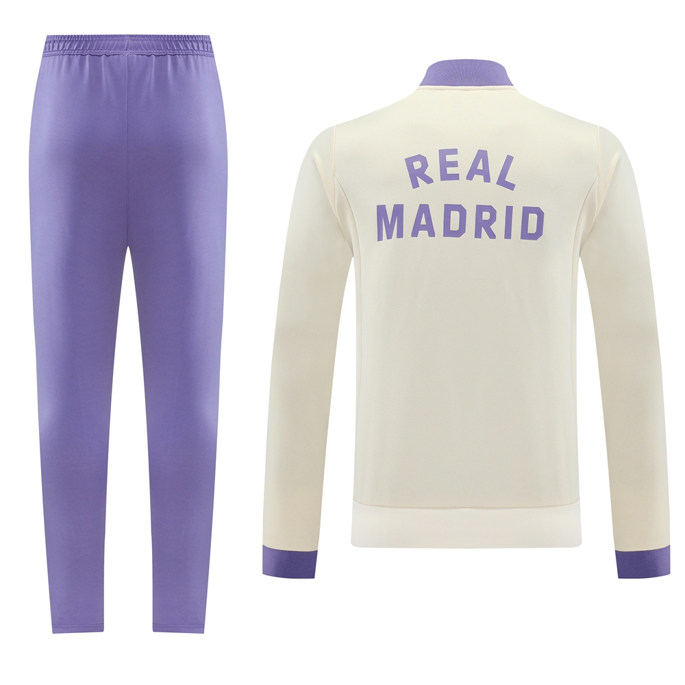 Real Madrid Training Kit (Jacket+Pants) Apricot 2025/26 - sinoshirt
