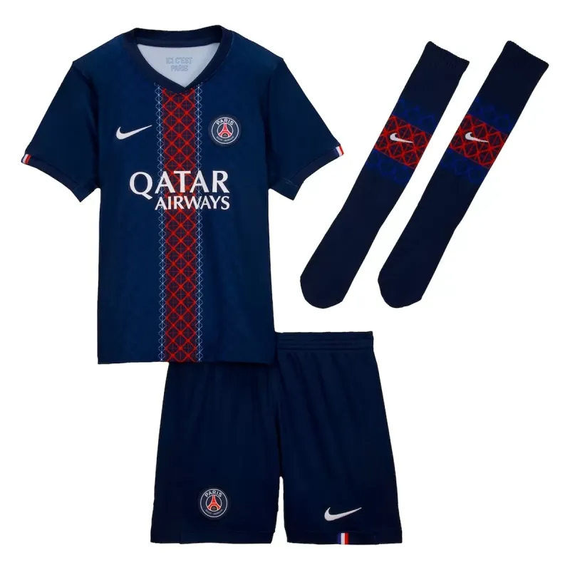 PSG Football Jersey Home Kids Full Kit 2025/26 - sinoshirt