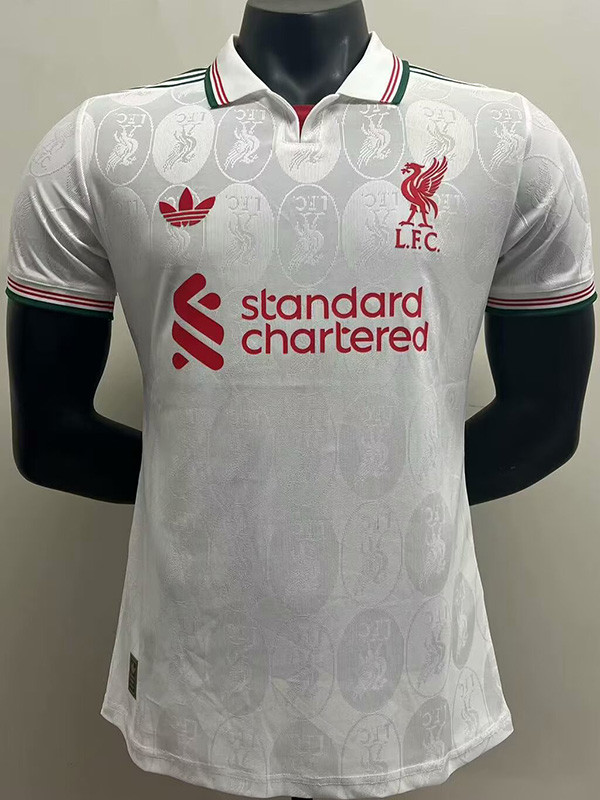 Liverpool Authentic Football Jersey White Special Edition Shirt 2025/26 - sinoshirt
