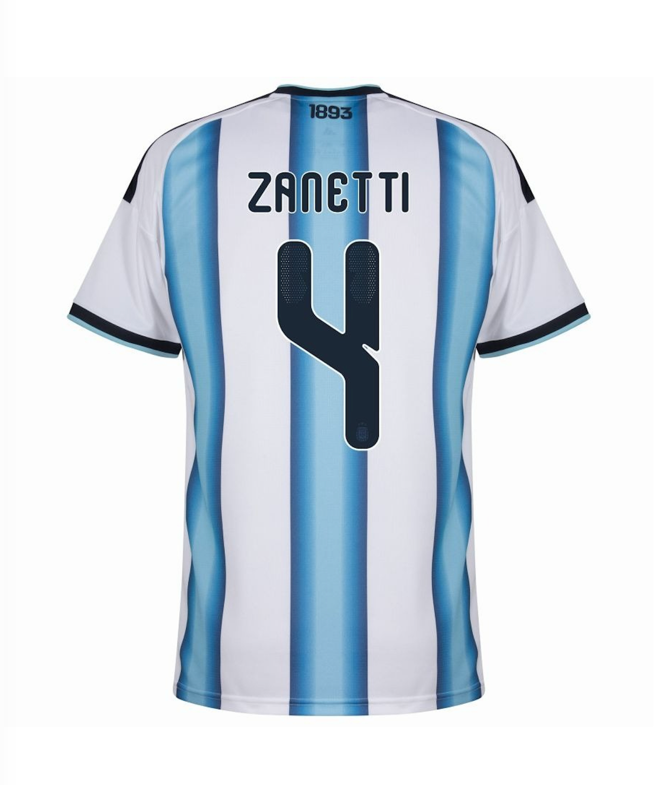 ZANETTI #4 Argentina Soccer Jersey Home Custom Shirt World Cup 2026 - sinoshirt