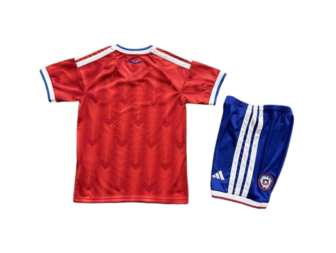 Chile Soccer Jersey Home Kids Kit Jersey+Shorts World Cup 2026 - sinoshirt