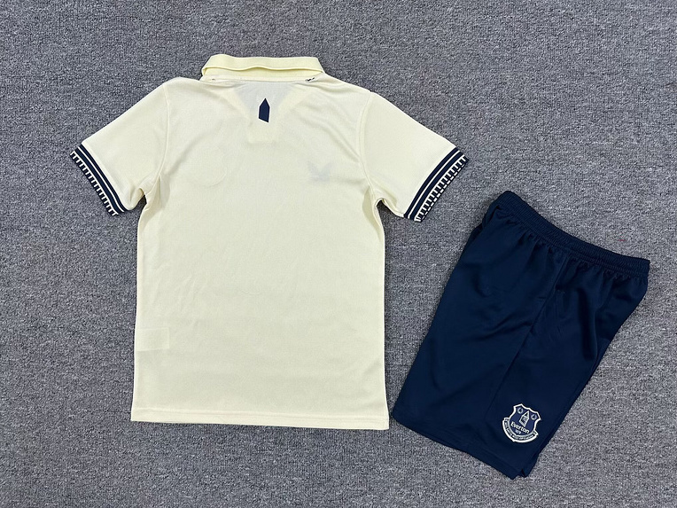 Everton Football Jersey Away Kids Kit Jersey+Shorts 2025/26 - sinoshirt