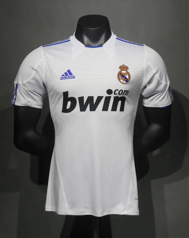Real Madrid Authentic Retro Jersey Home Soccer Shirt 2010/11 - sinoshirt