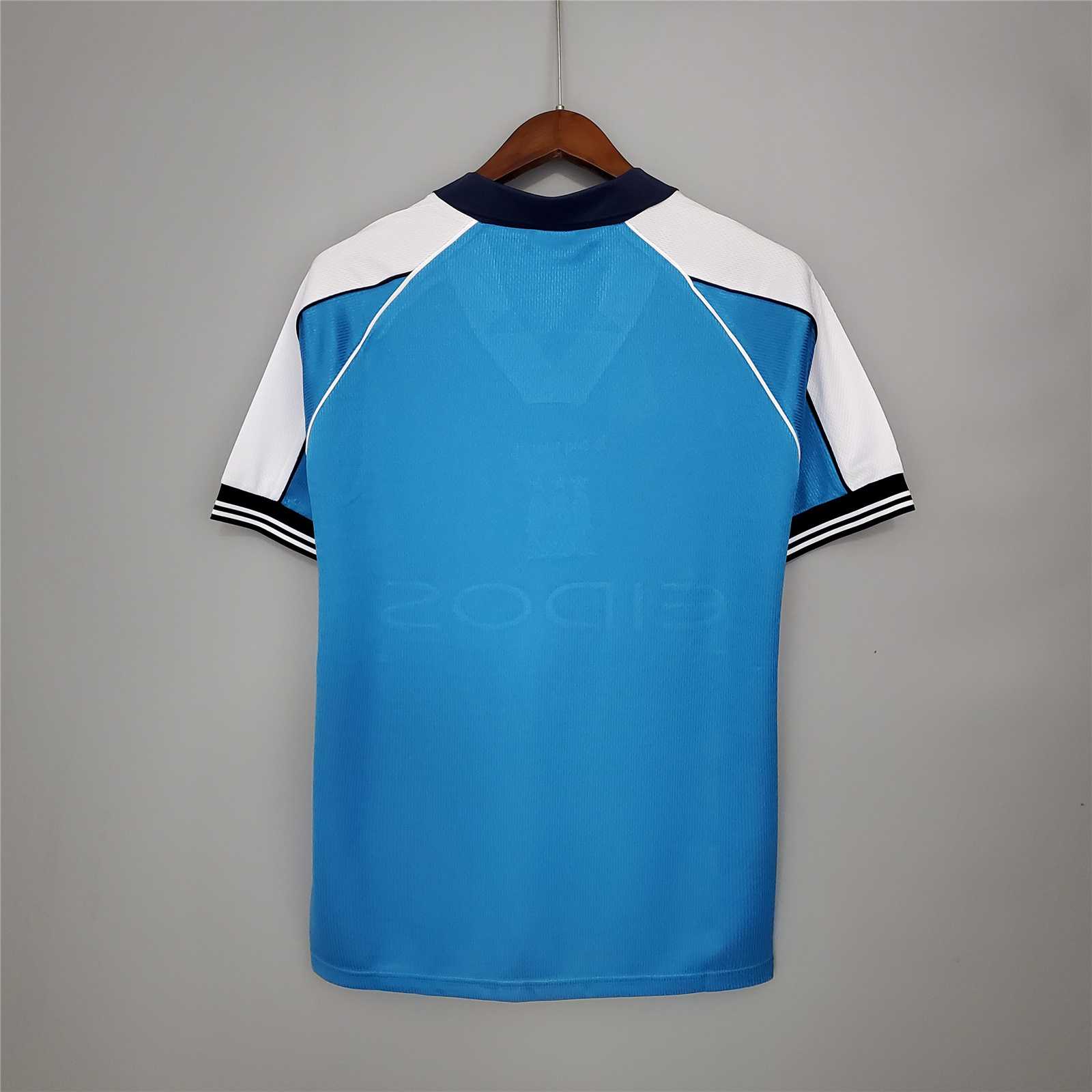 Manchester City Retro Home Football Jersey Shirt 1999/01 - sinoshirt