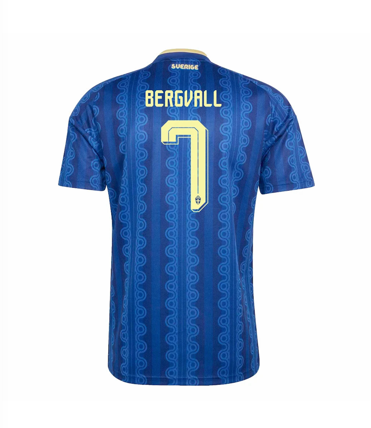 Bergvall #7 Sweden Football Jersey Away Custom Shirt World Cup 2026 - sinoshirt