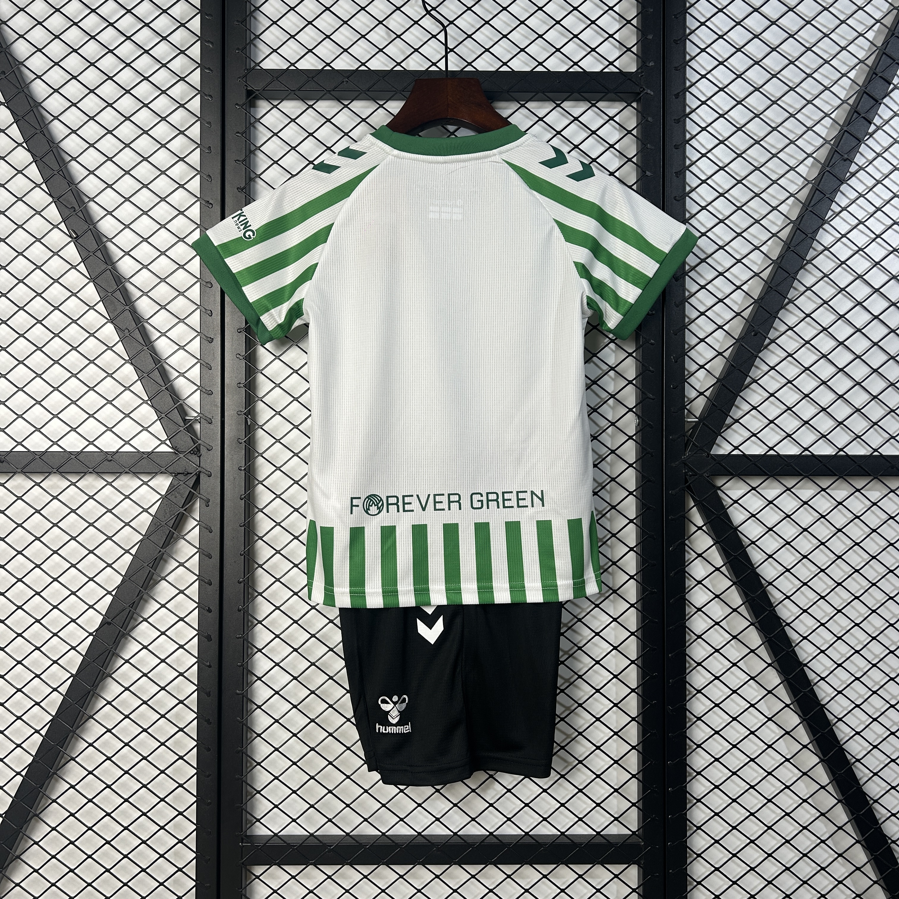 Real Betis  the Conference League Final Kids Kit Jersey+Shorts 2024/25 - sinoshirt