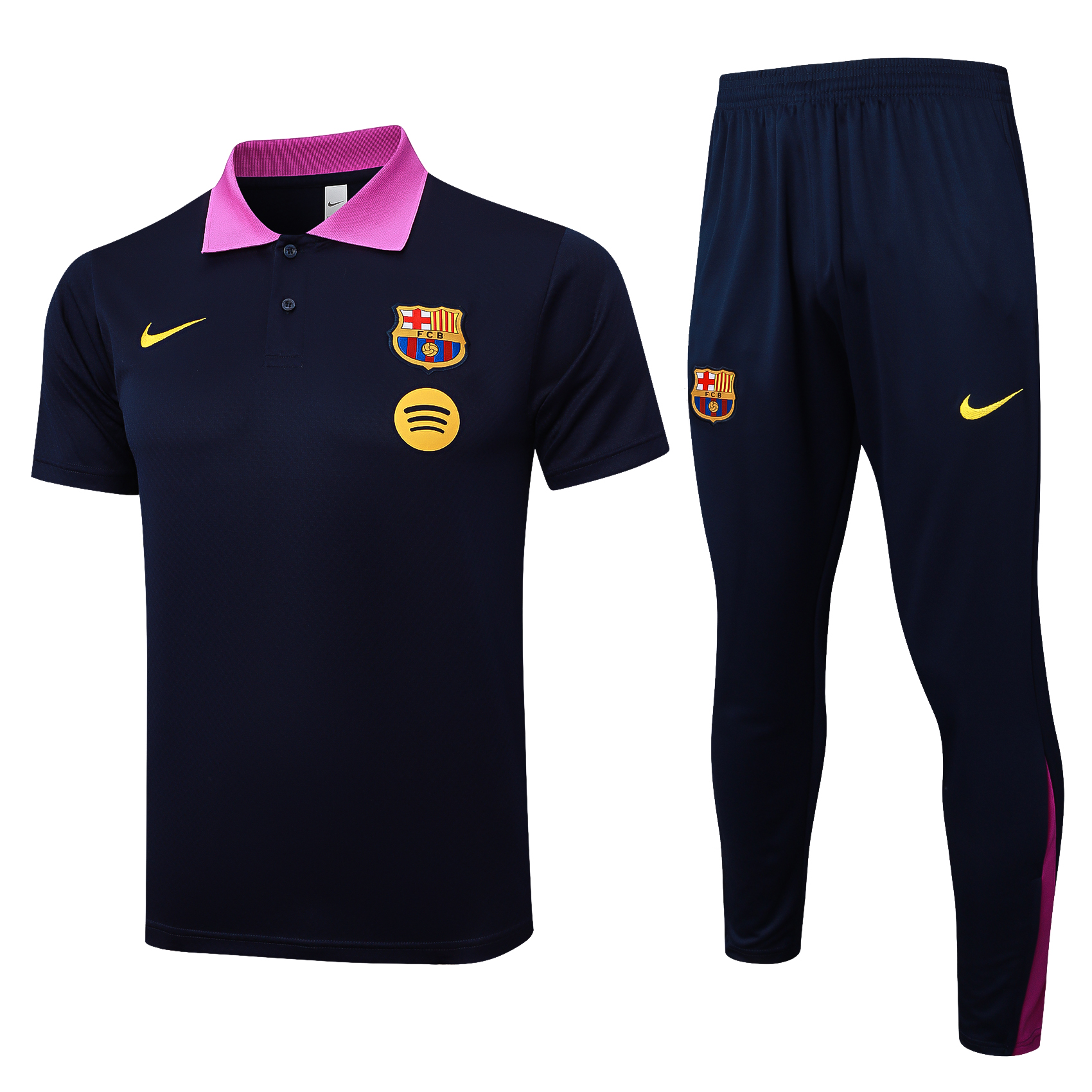 Barcelona Training Kit (Polo+Pants) Cyan 2025/26 - sinoshirt