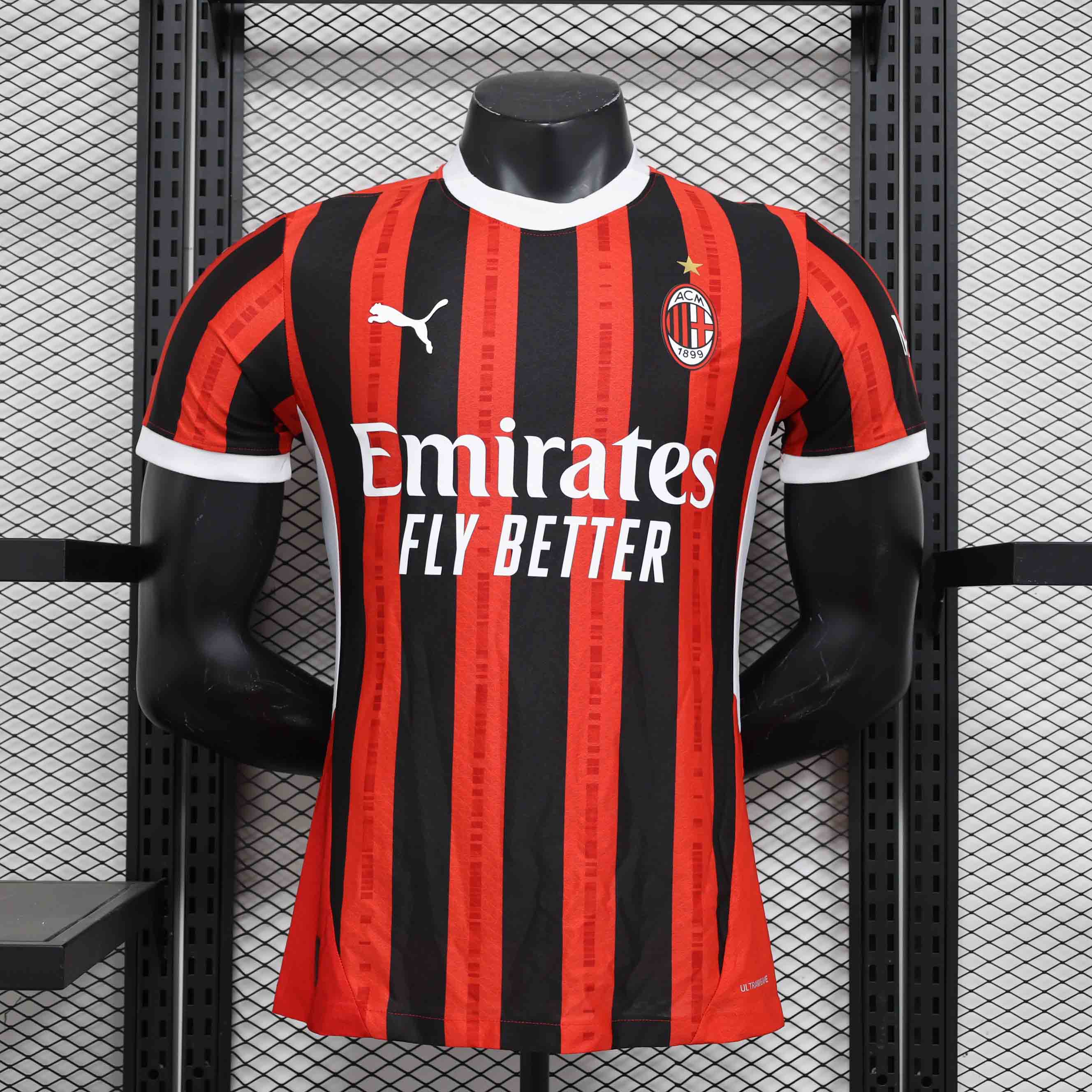 AC Milan Authentic Soccer Jersey Home Shirt 2024/25 - sinoshirt