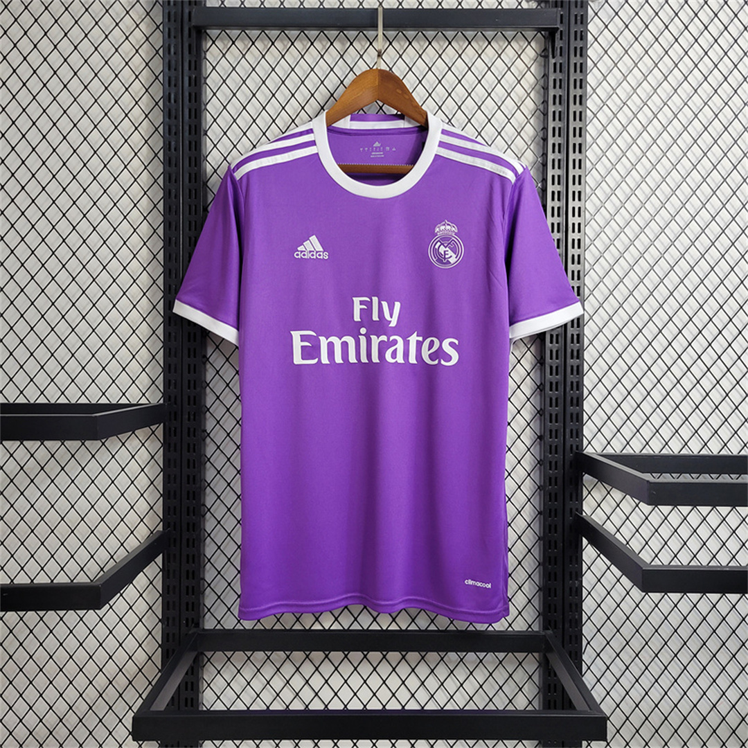 Real Madrid Retro Jersey Away Soccer Shirt 2016/17 - sinoshirt