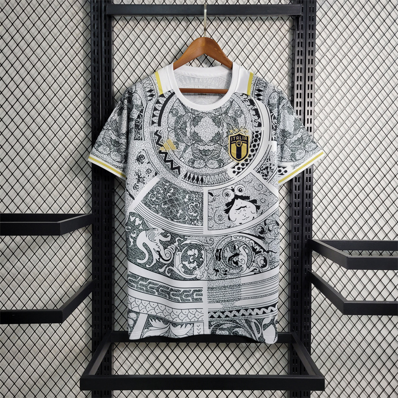 Italy Soccer Jersey White Special Edition Custom Shirt 2024 - sinoshirt