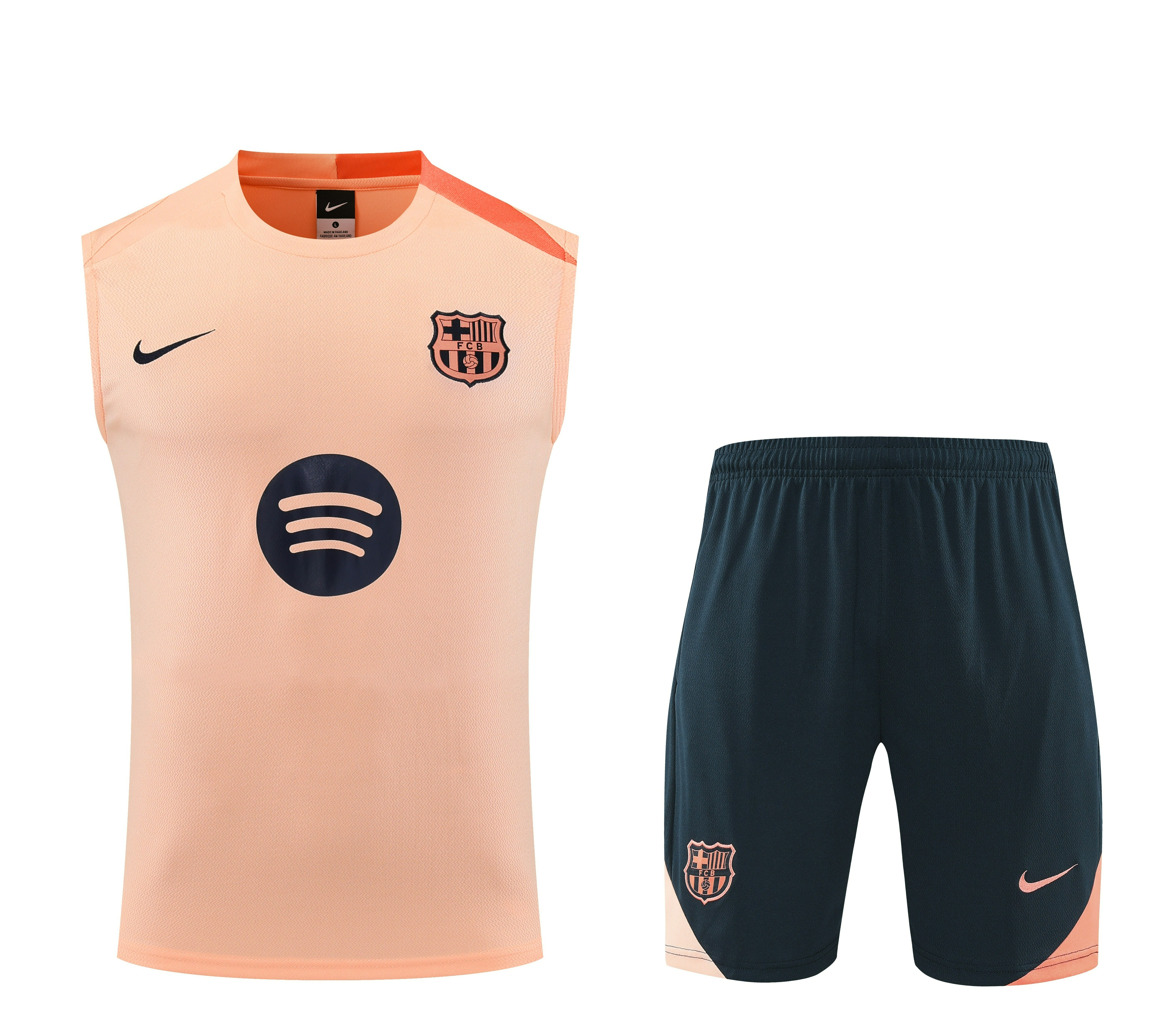 Barcelona Sleeveless Training Kit Pink 2025/26 - sinoshirt