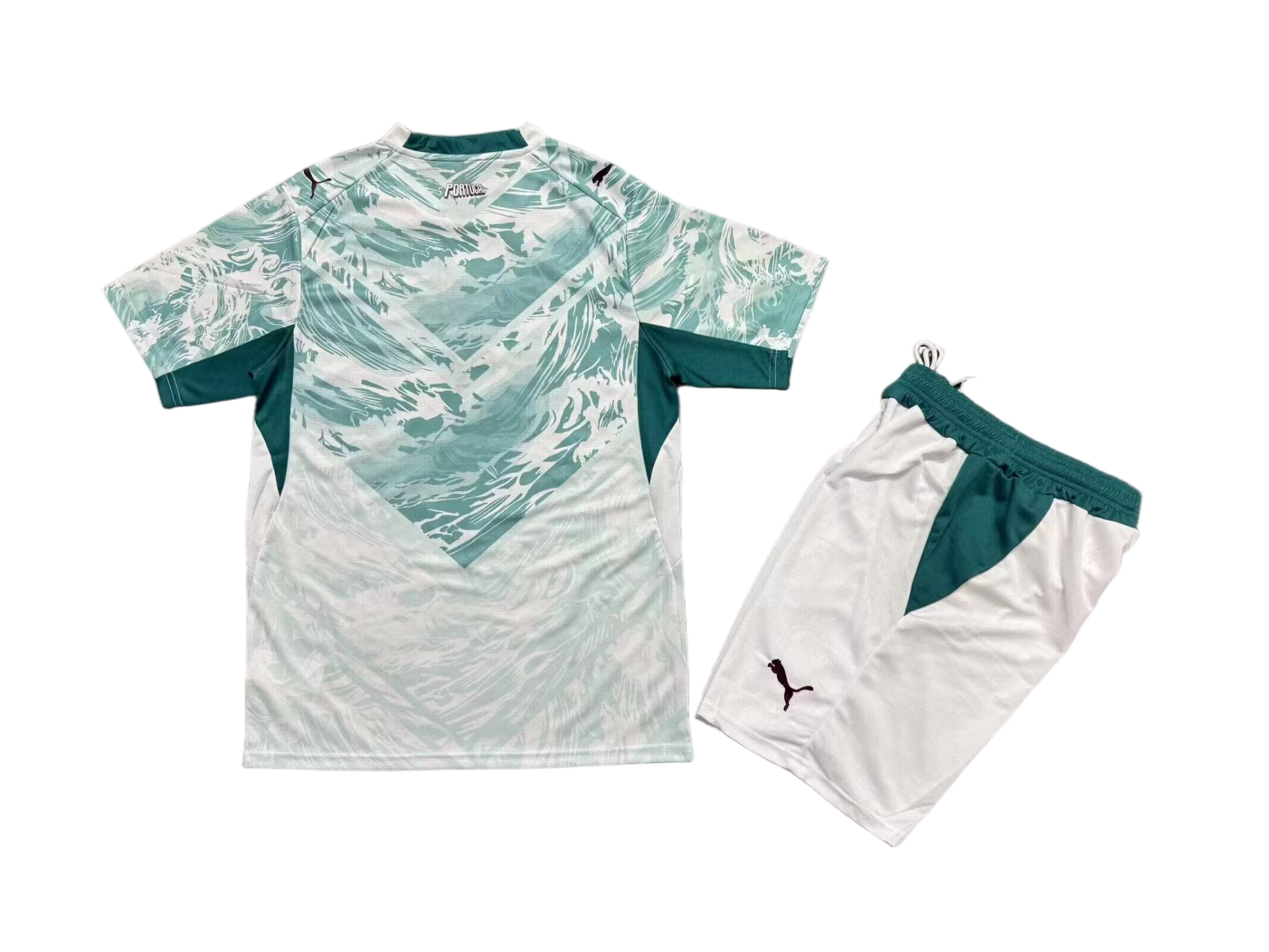 Portugal Away Football Uniform Kids Kit Jersey+Shorts World Cup 2026 - sinoshirt