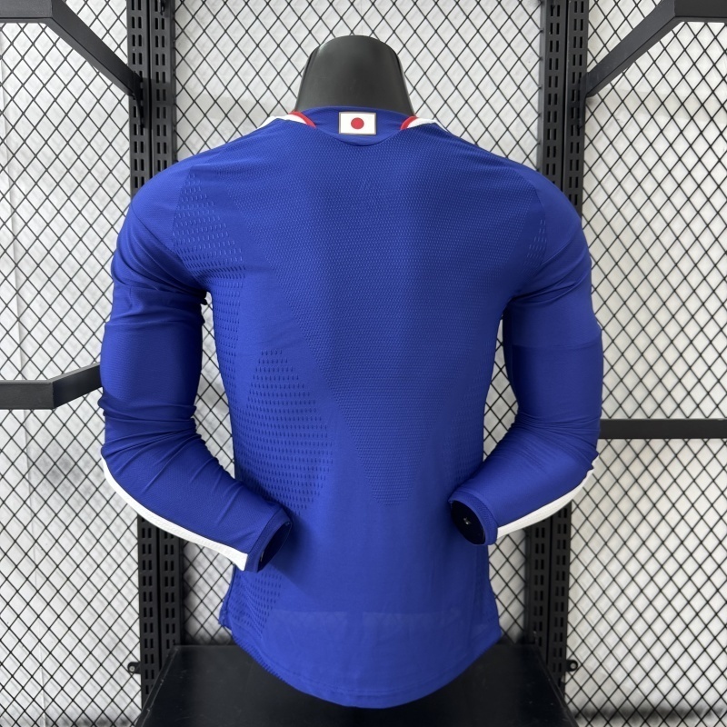 Japan Authentic Soccer Jersey Home Long Sleeve Shirt World Cup 2026 - sinoshirt