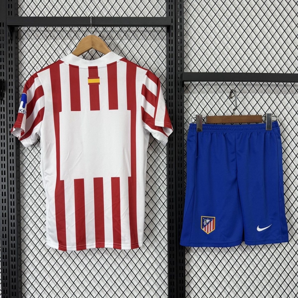 Atletico Madrid Soccer Jersey Home Kids Kit Jersey+Shorts 2025/26 - sinoshirt