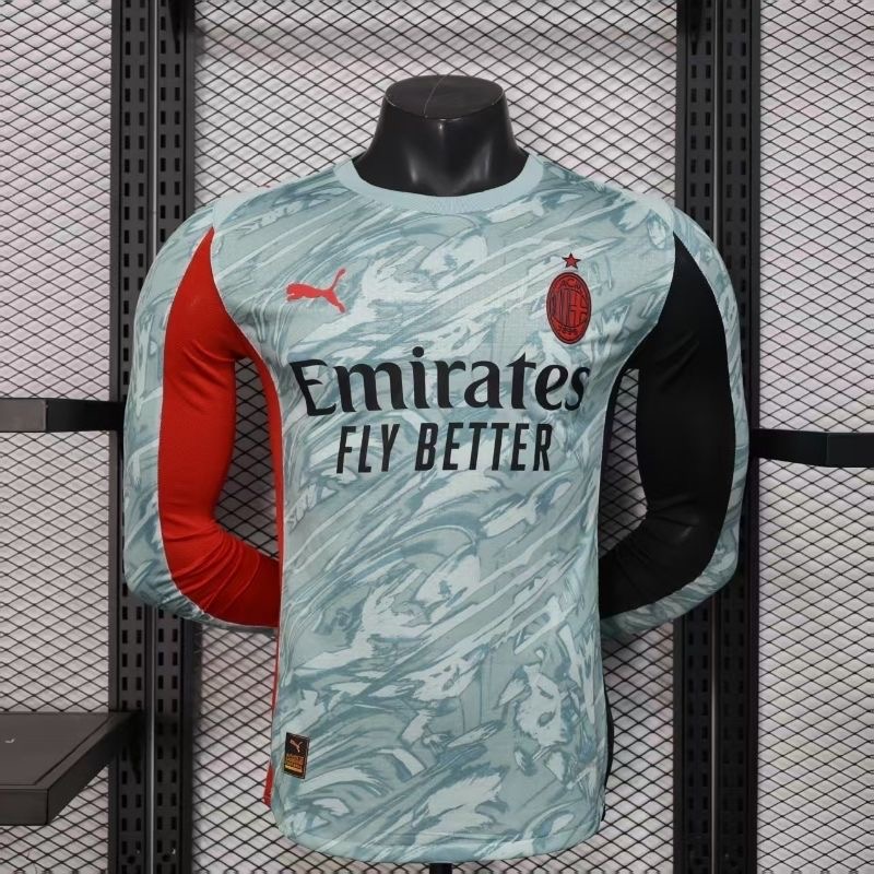 AC Milan Authentic Soccer Jersey Goalkeeper Long Sleeve Shirt 2025/26 - sinoshirt