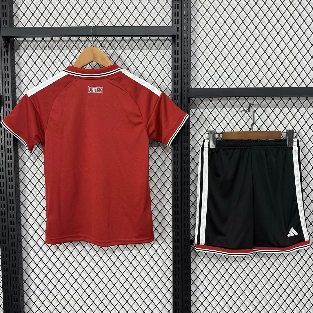 Manchester United Home Kids Kit Jersey+Shorts 2026/27 - sinoshirt