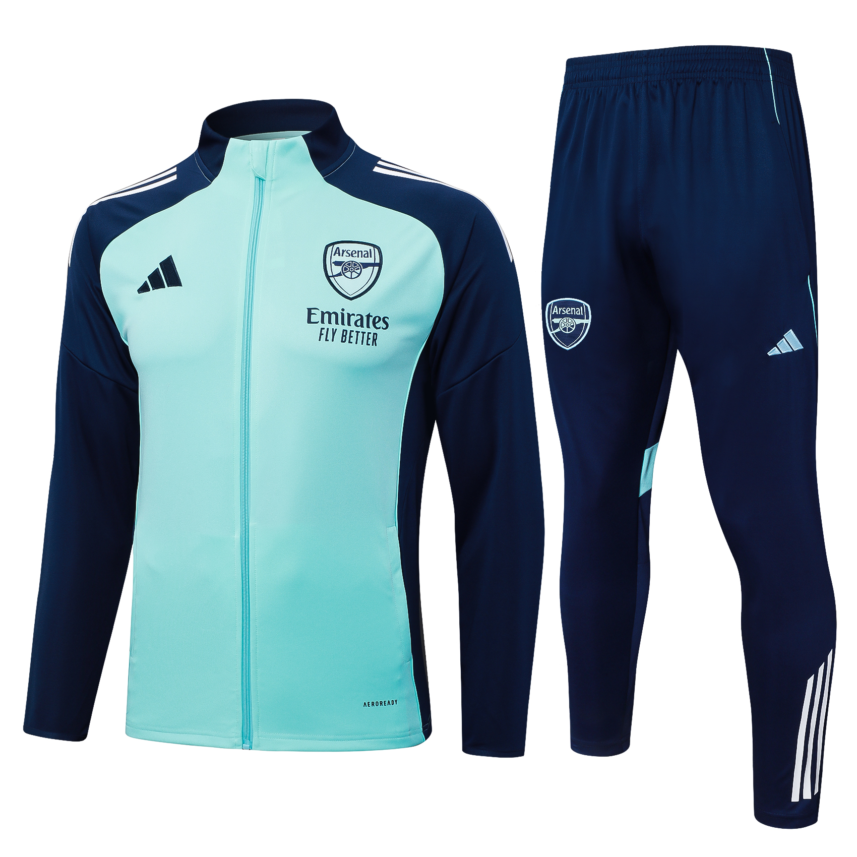 Arsenal Training Kit (Jacket+Pants) Light Green 2025/26 - sinoshirt