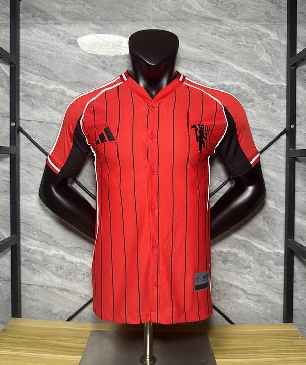 Manchester United Authentic x US Pack Baseball Jersey Shirt 2025/26 - sinoshirt