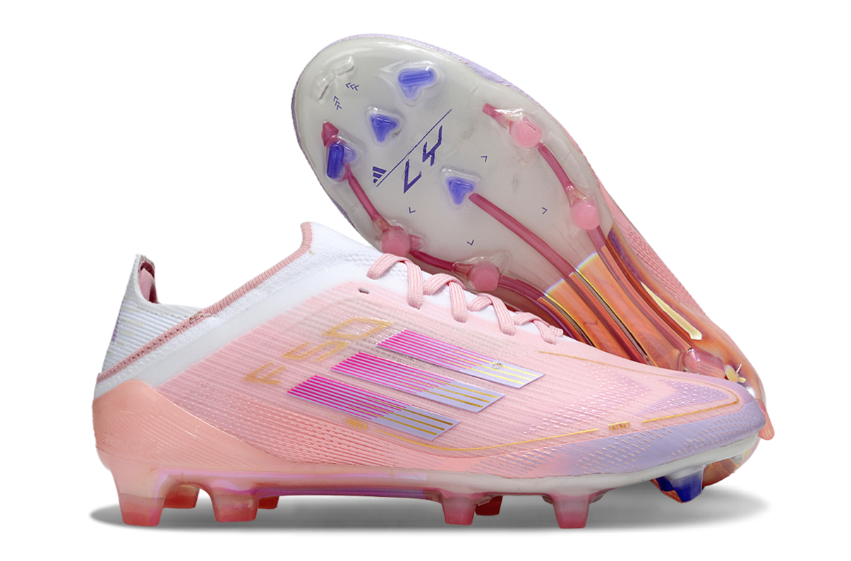F50 x Yamal co-branded fully knitted FG soccer shoes with laces - sinoshirt