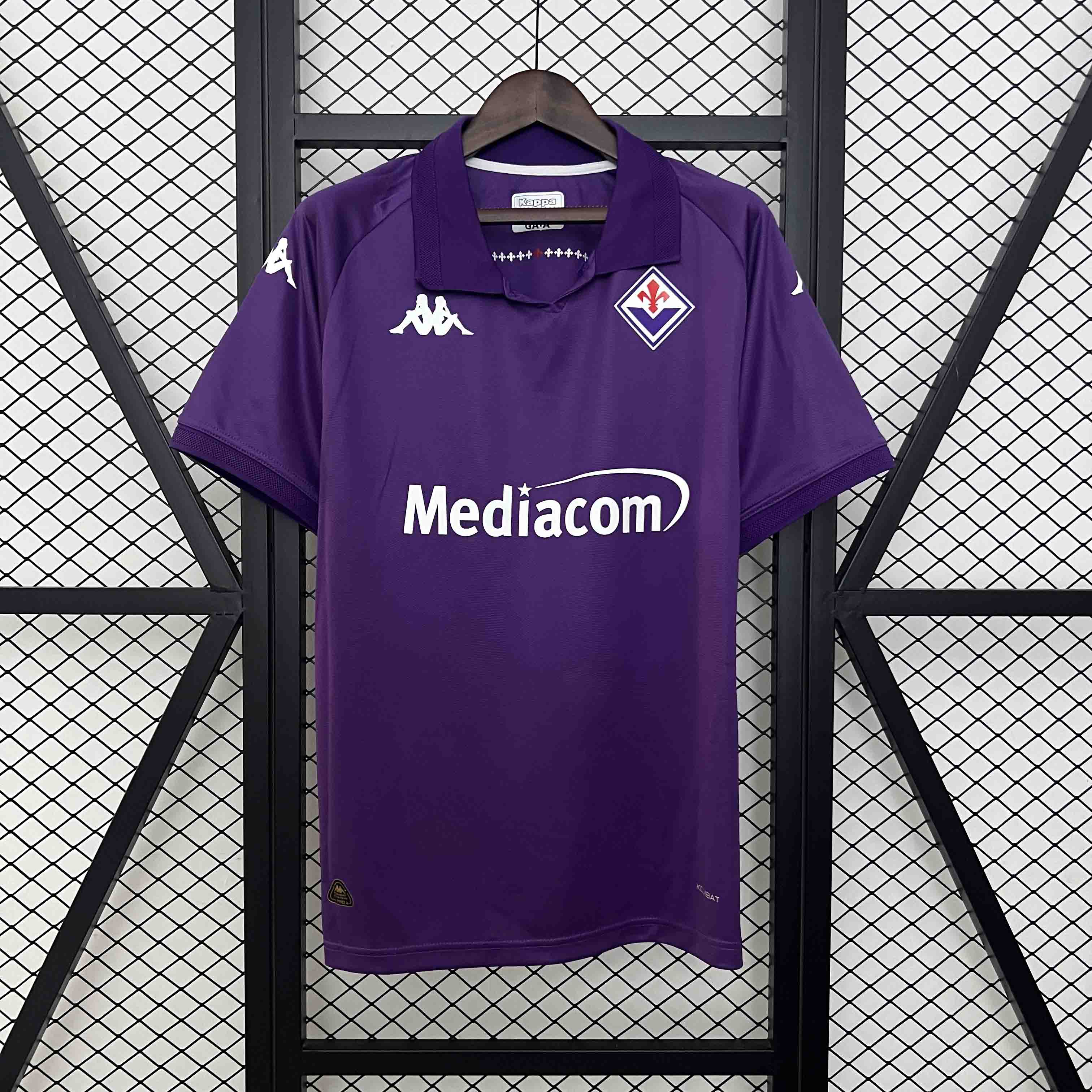 Fiorentina Soccer Jersey Home Custom Shirt 2024/25 - sinoshirt