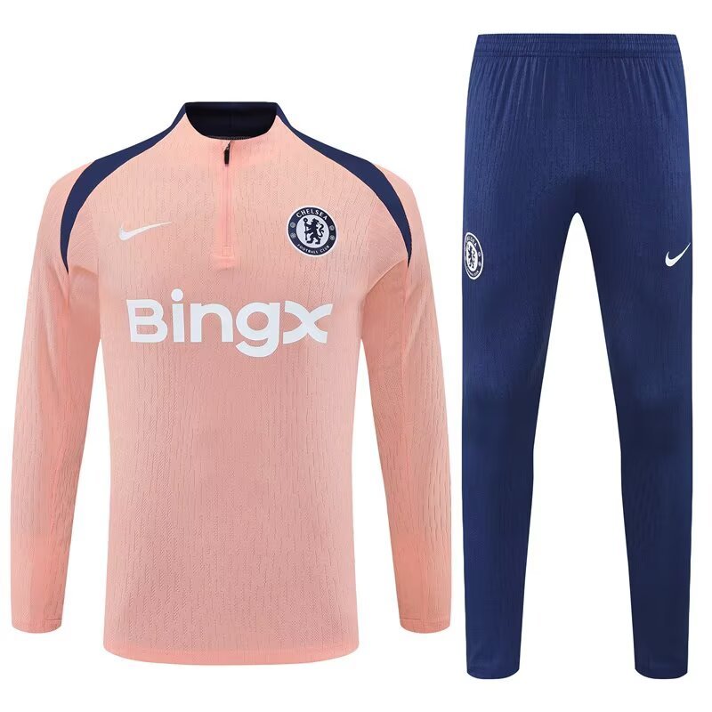 Chelsea Authentic Training Kit (Sweatshirt+Pants) Orange 2025/26 - Player Version - sinoshirt