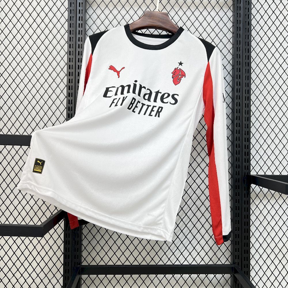AC Milan Soccer Jersey Away Long Sleeve Custom Shirt 2025/26 - sinoshirt