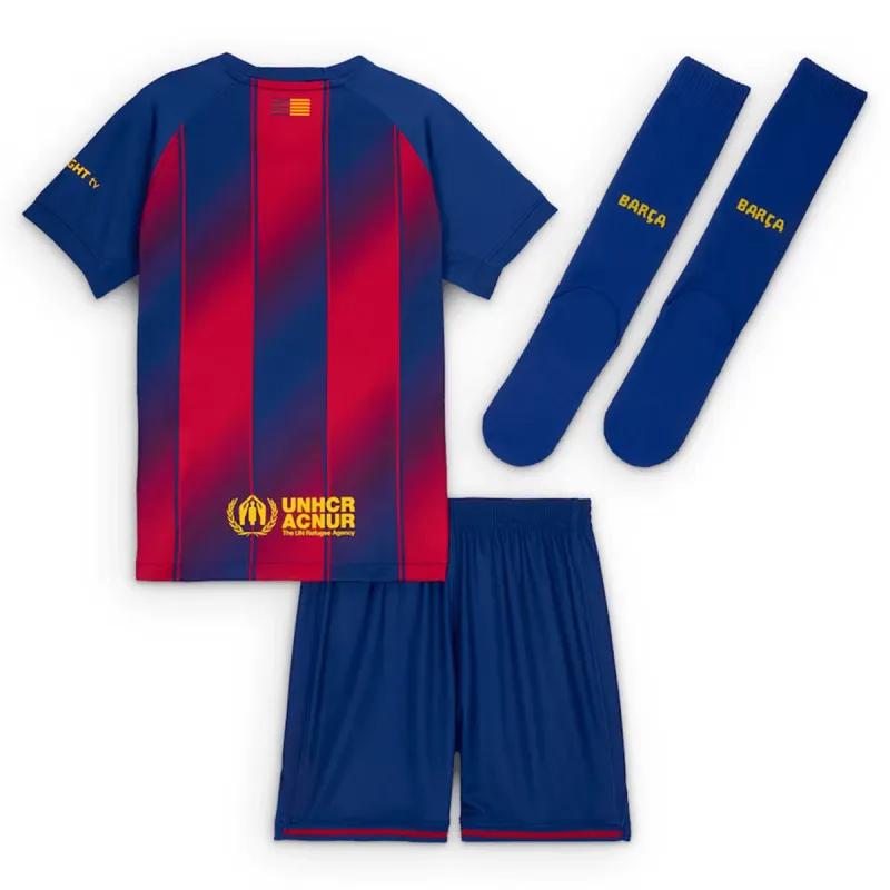 Barcelona Football Jersey Home Kids Full Kit 2025/26 - sinoshirt