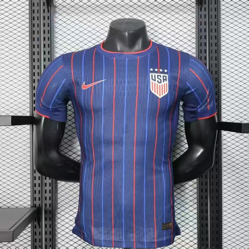 USA Authentic Soccer Jersey Away Shirt 2025 - sinoshirt