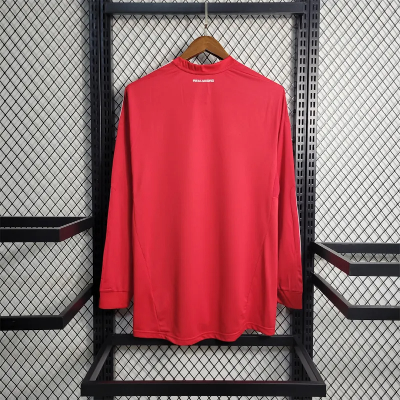 Real Madrid Retro Jersey Away Long Sleeve Soccer Shirt 2011/12 - sinoshirt