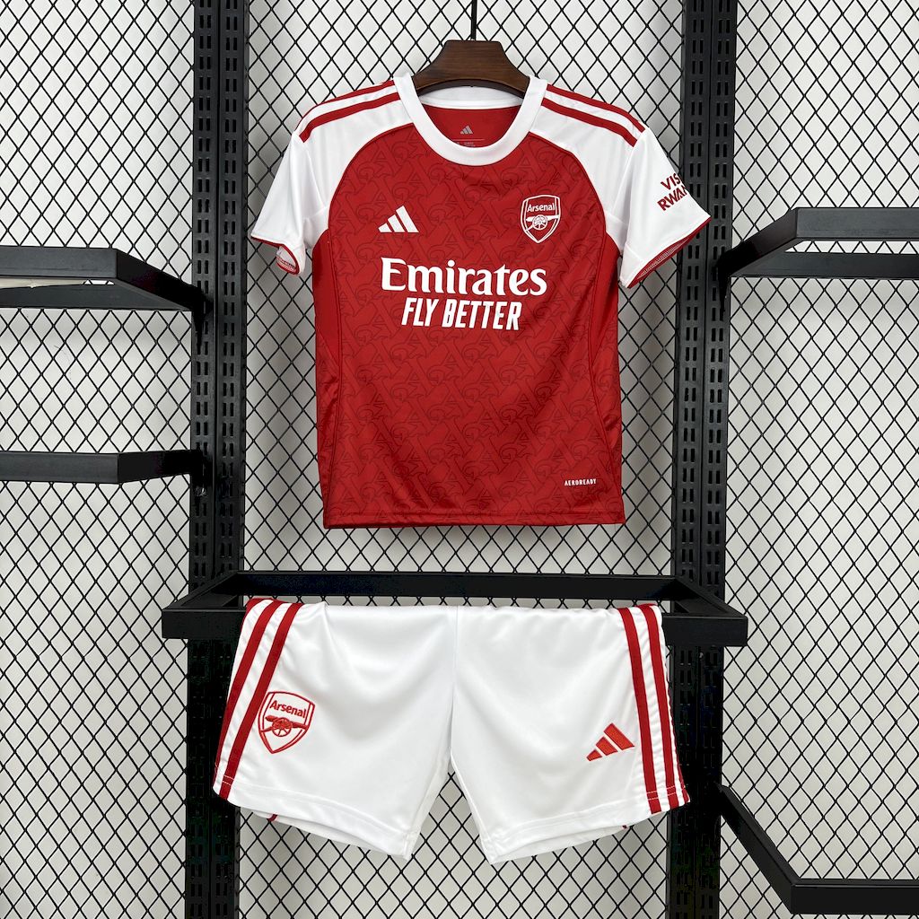 Arsenal Soccer Jersey Home Kids Kit Jersey+Shorts 2025/26 - sinoshirt