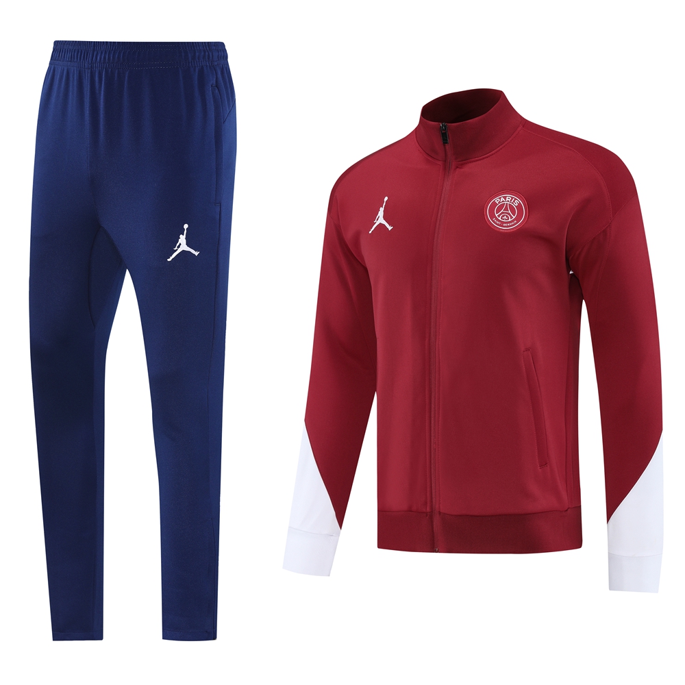 PSG Training Kit (Jacket+Pants) Jujube Red 2025/26 - sinoshirt