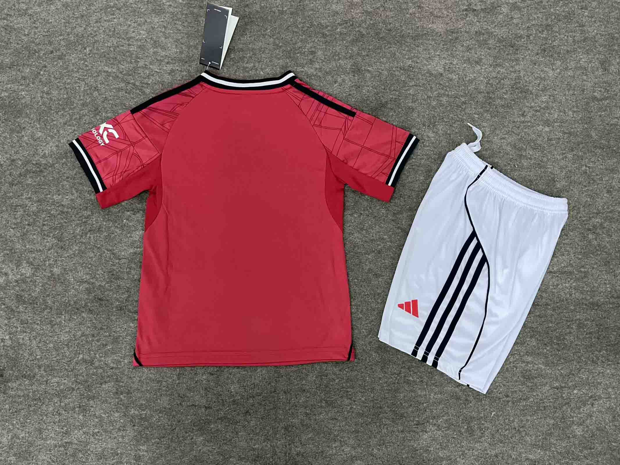 Manchester United Home Kids Kit Jersey+Shorts 2025/26 - sinoshirt
