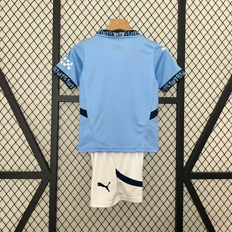 Manchester City Home Kids Kit Jersey+Shorts 2024/25 - sinoshirt