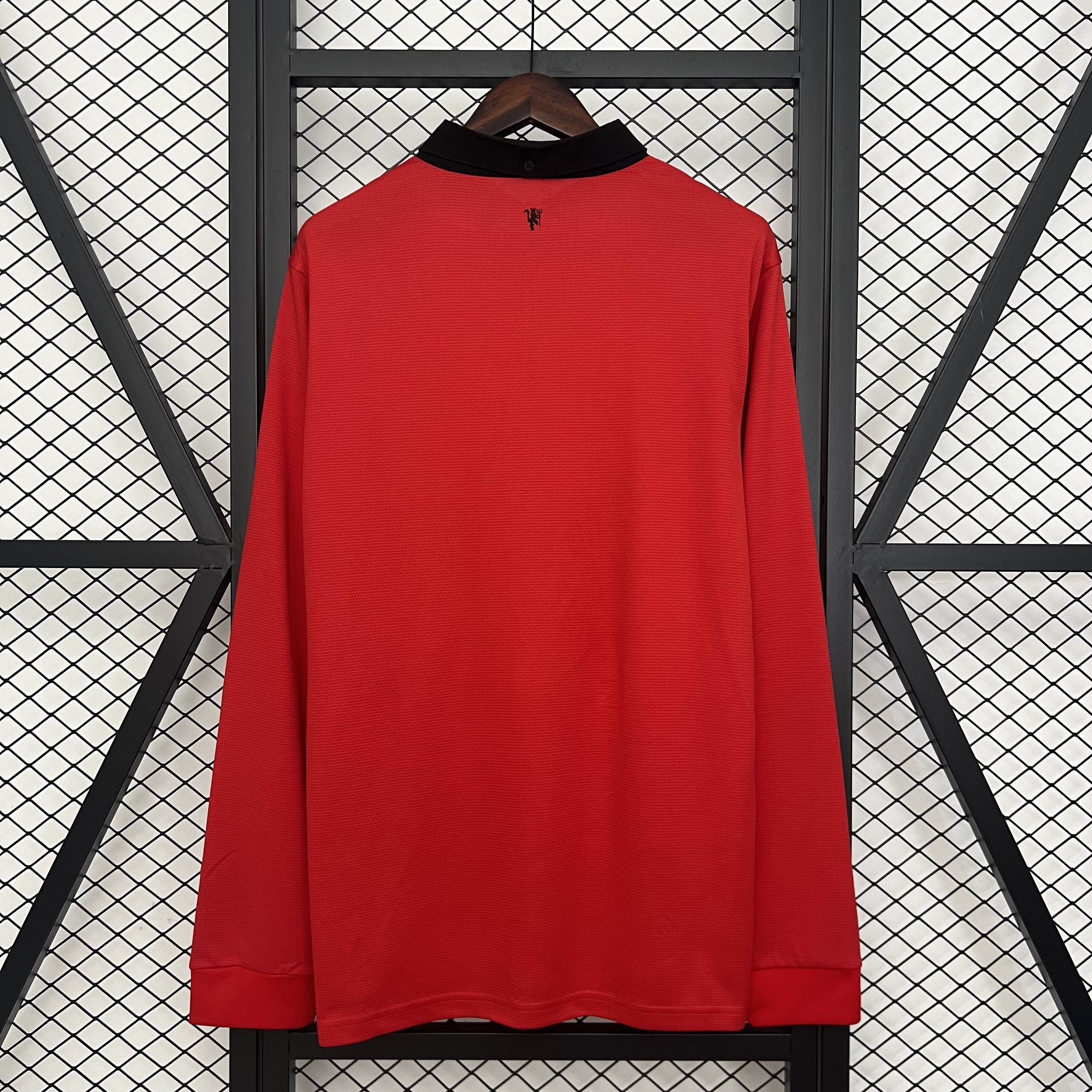 Manchester United Retro Home Long Sleeve Football Jersey Shirt 2013/14 - sinoshirt