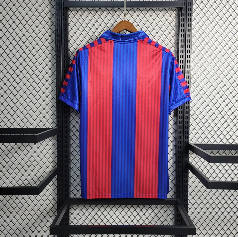 Barcelona Retro Jersey Home Soccer Shirt 1991-92 - sinoshirt