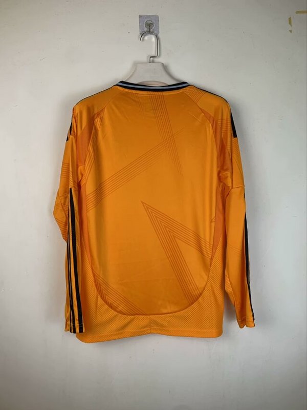 Real Madrid Soccer Jersey Away Custom Shirt Long Sleeve 2024/25 - sinoshirt