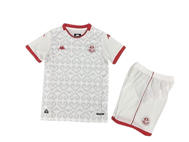 Tunisia Soccer Jersey Away Kids Kit Jersey+Shorts World Cup 2026 - sinoshirt