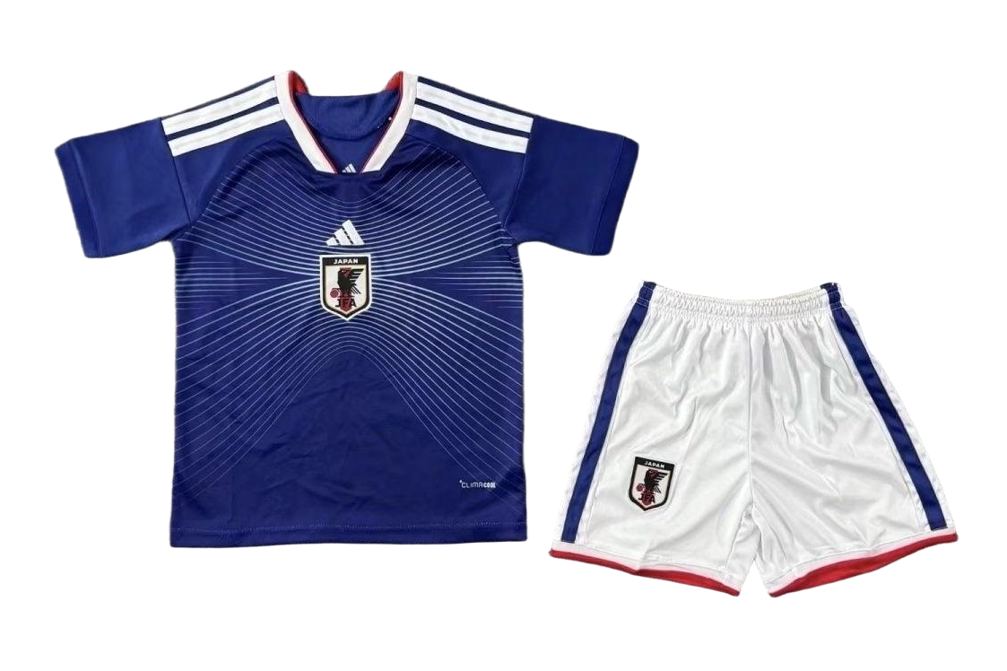 Japan Soccer Jersey Home Kids Kit Jersey+Shorts World Cup 2026 - sinoshirt