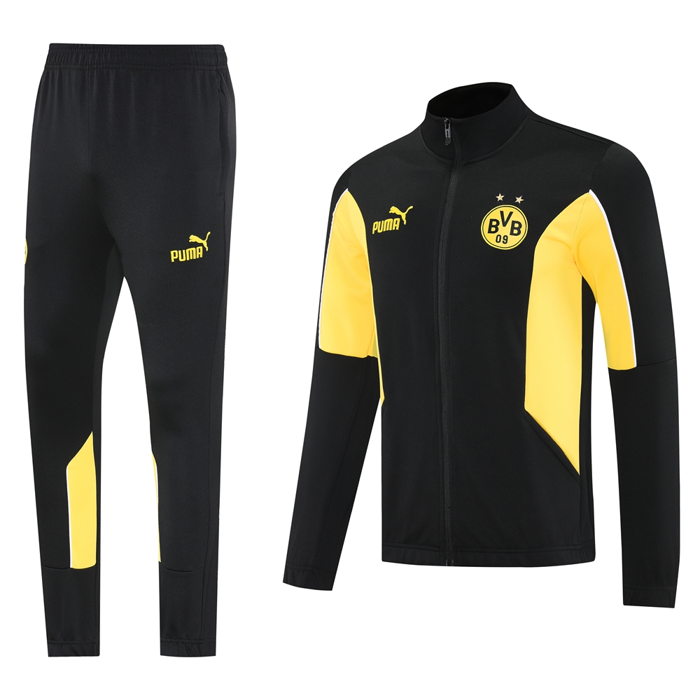 Borussia Dortmund Training Kit (Jacket+Pants) Black 2025/26 - sinoshirt